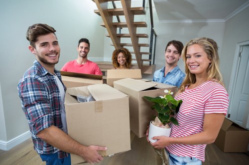 Professional house removalists in Bayswater loading furniture into a moving truck