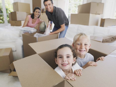 Bayswater home relocation team packing boxes and protecting fragile items