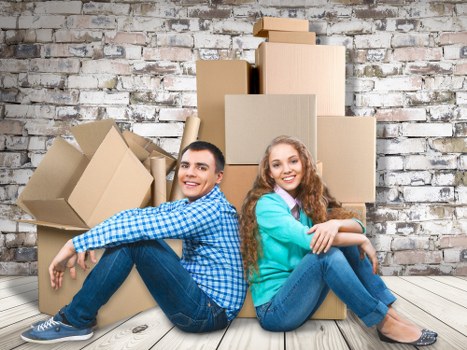 Movers using packing materials to protect fragile belongings in Bayswater
