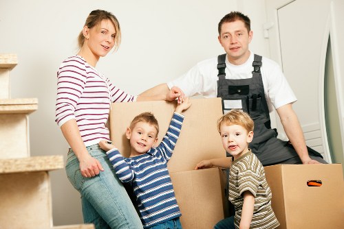 Packed moving boxes ready for a Bayswater home relocation
