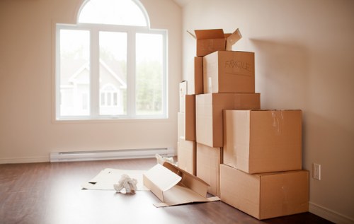 Organised moving day setup for house removals in Bayswater