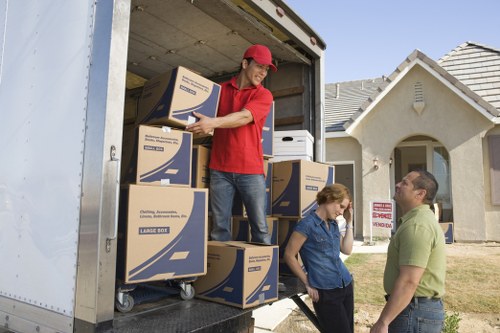 Unpacking services in Bayswater with organised boxes and home items