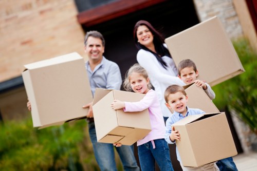 Bayswater moving company organizing boxes and fragile items for transport