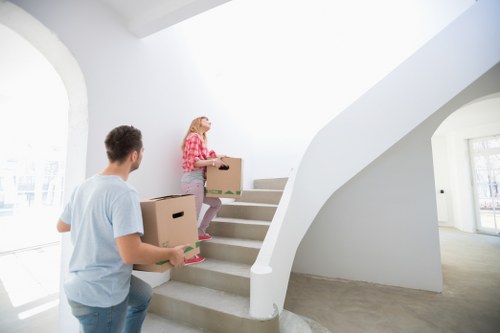 Residential packing and unpacking setup for a Bayswater home move