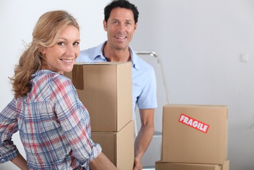 Loaded moving truck used for home relocation in Bayswater