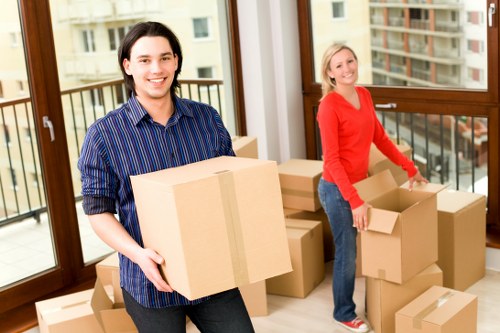 Reliable Bayswater removals team unloading items at a new property